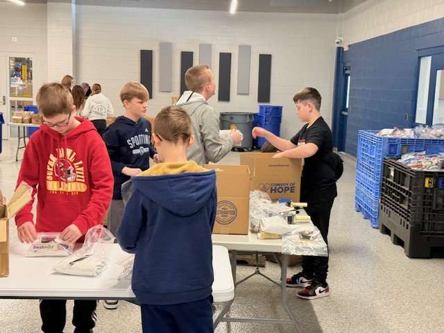 JH service project boys (1)
